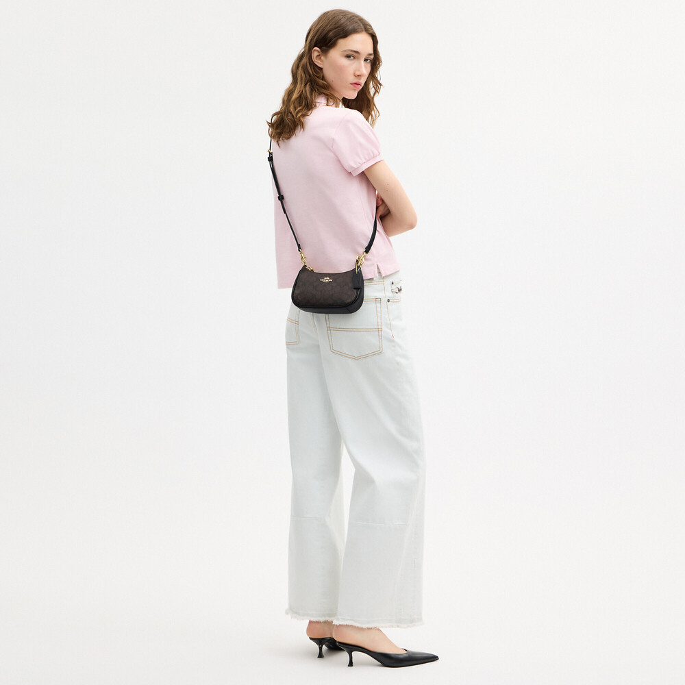Coach Outlet Teri Mini Crossbody Bag In Signature Canvas
